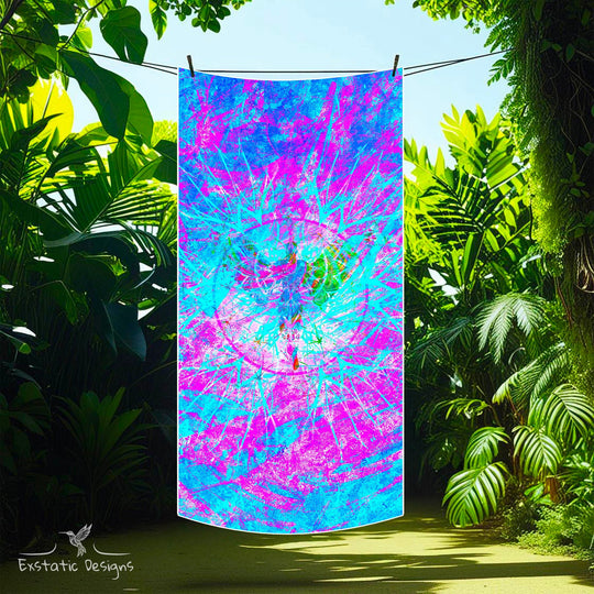 Serviette géante Tantra & Massage – Céleste Étreinte